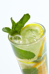 summer lemonade isolated