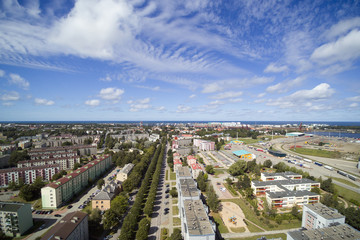 Ventspils city, Latvia.