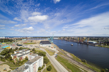 Fototapeta premium Ventspils city, Latvia.