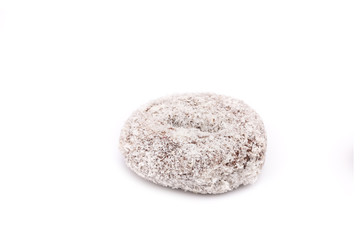 Fototapeta na wymiar Donut with coconut isolated on white