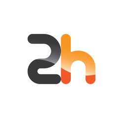 2h initial grey and orange with shine