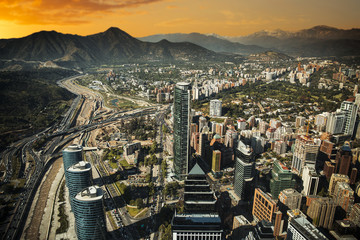 View of Santiago