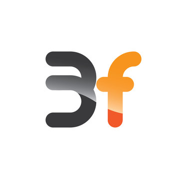 3f initial grey and orange with shine