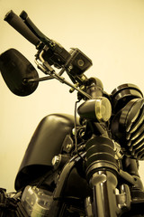Fototapeta na wymiar vintage Motorcycle detail