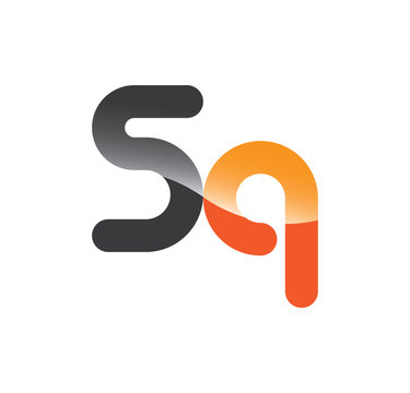5q initial grey and orange with shine