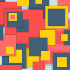 Background Unusual modern material square design