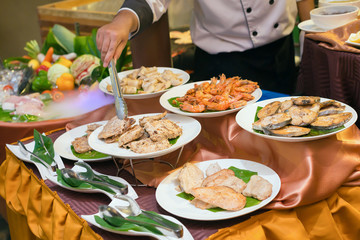 plates of various meat