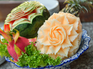 fruits carvings