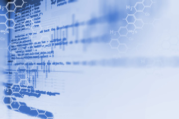 Programming code abstract technology background of software deve