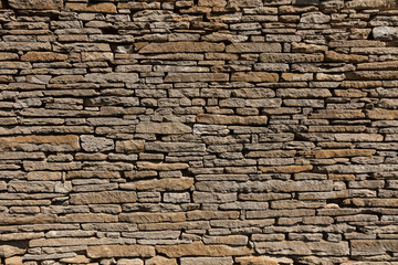 old stone wall as background