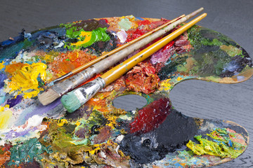 Obraz premium an artist's palette
