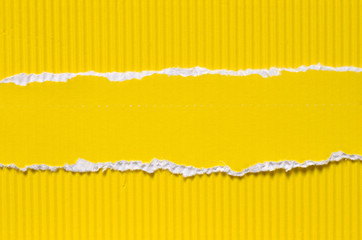 yellow torn paper background texture