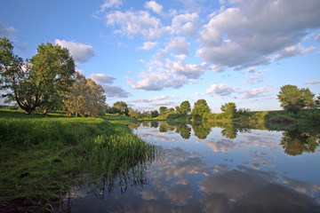 Fototapeta premium Early morning on the river