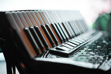 Details of an old accordion