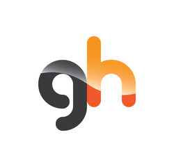 gh initial grey and orange with shine