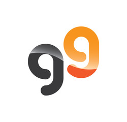 g9 initial grey and orange with shine