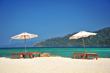 Beach on Tropical Islands