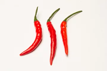 Fotobehang Chili pepper isolated © niksriwattanakul