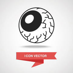 halloween eyeballs icon
