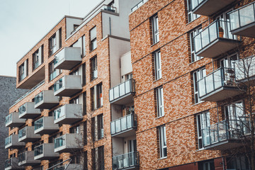 Attractive housing complex with brick exterior