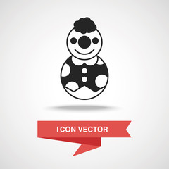 toy clown doll icon