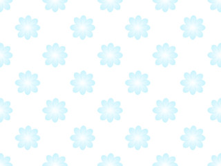 Flower pattern on white background.