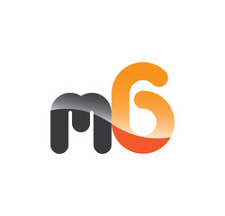 m6 initial grey and orange with shine