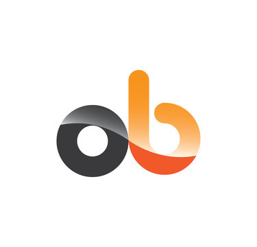 ob initial grey and orange with shine