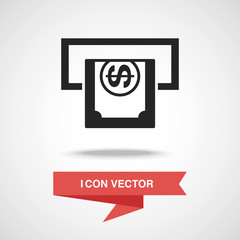 financial bank ATM icon