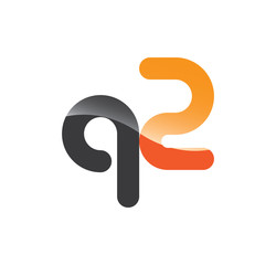 q2 initial grey and orange with shine