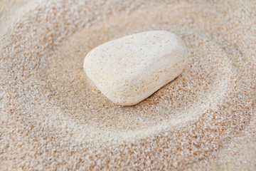 Stone and sand