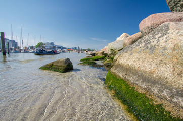 Harbour on the stoned coast of Baltic sea!