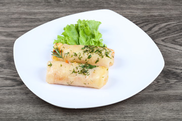 Stuffed cabbage rolls