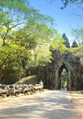 Fototapeta premium north gate Angkor Thom, Siem Reap, Cambodia