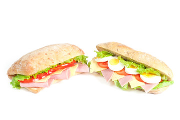 Two sandwiches