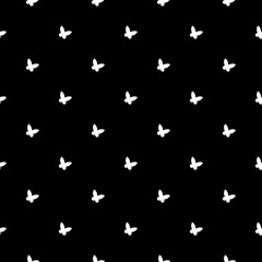 The cute butterflys seamless pattern
