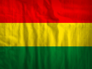 Fabric Bolivia flag background