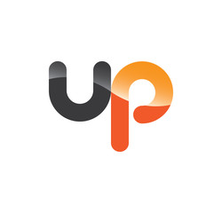 up initial grey and orange with shine