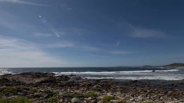 stunning wild beach and the ocean