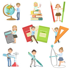 Kids With Giant School Attributes