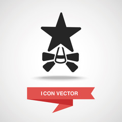Obraz premium Christmas star icon