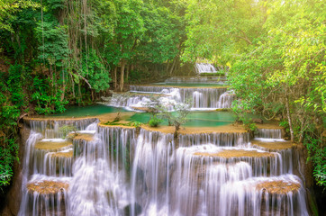 Fototapeta na wymiar Huai Mae Kamin waterfall