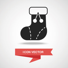 Christmas socks icon