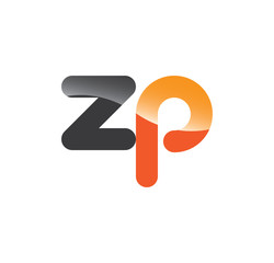 zp initial grey and orange with shine