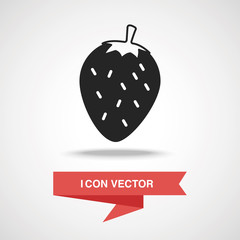 Fototapeta premium fruits strawberry icon