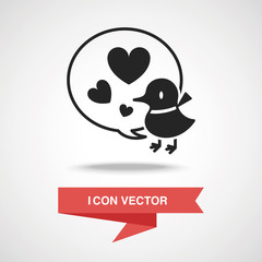 lover birds icon