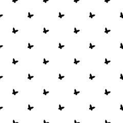 Vector seamless pattern with butterflyes