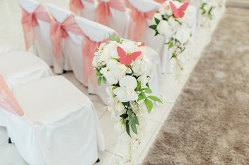 beautiful decor for wedding ceremony indoor