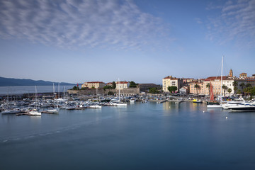 Fototapeta na wymiar Hafen von Ajaccio auf der Insel Korsika