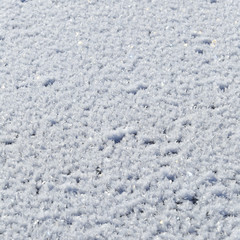 texture of the snow